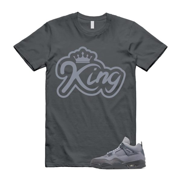 4 Wet Cement Smoke Iron Grey Retro SE T Shirt Match K2 Jezsport.com