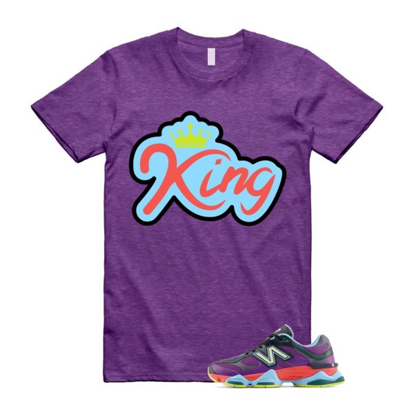 9060 Neon Nights Purple Red Blue Black T Shirt Match K2 Jezsport.com