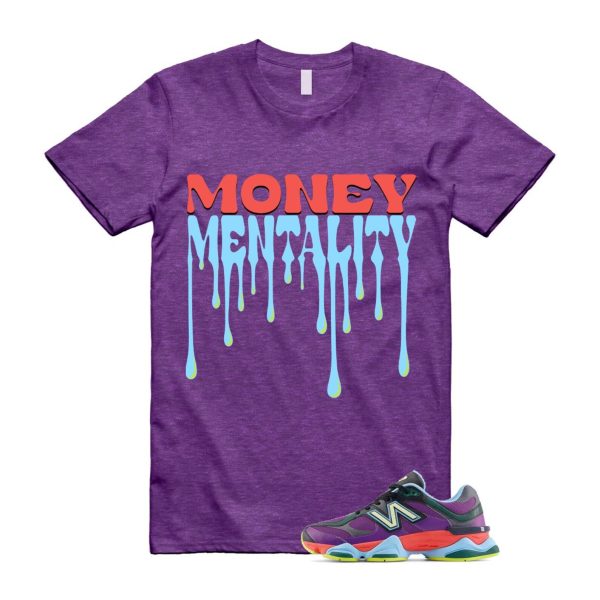 9060 Neon Nights Purple Red Blue Black T Shirt Match MENTALITY Jezsport.com