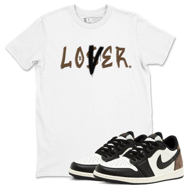 Loser Lover Sneaker T Shirt Unisex Cotton Sneaker T Shirt To Match Retro 1 Low Mocha Jezsport.com