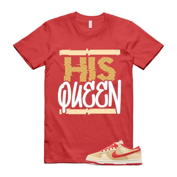 Dunk Strawberry Waffle Pale Vanilla University Red Sail Wheat Low Retro SE T Shirt Match HQ Jezsport.com