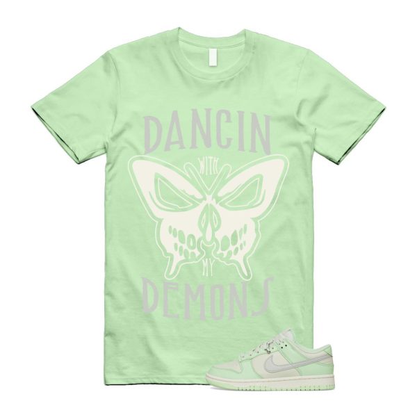 Dunk Sea Glass Low SE Next Nature Light Silver Vapor Green Sail T Shirt Match DANCIN Jezsport.com