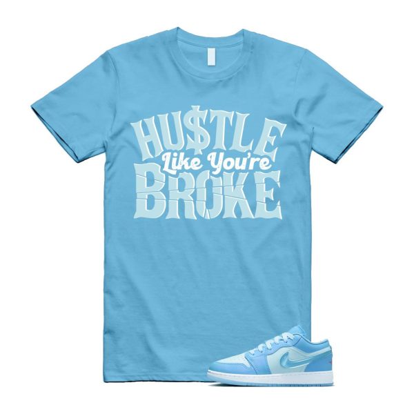 Aquarius Blue 1 Glacier Blue Hyper Violet Low SE T Shirt Match BROKE Jezsport.com