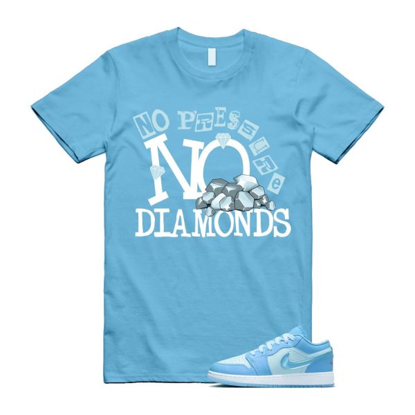 Aquarius Blue 1 Glacier Blue Hyper Violet Low SE T Shirt Match DIAMOND Jezsport.com