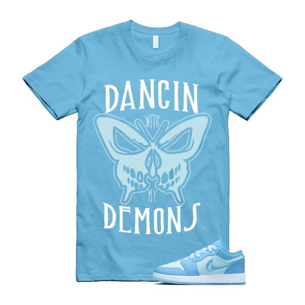 Aquarius Blue 1 Glacier Blue Hyper Violet Low SE T Shirt Match DANCIN Jezsport.com