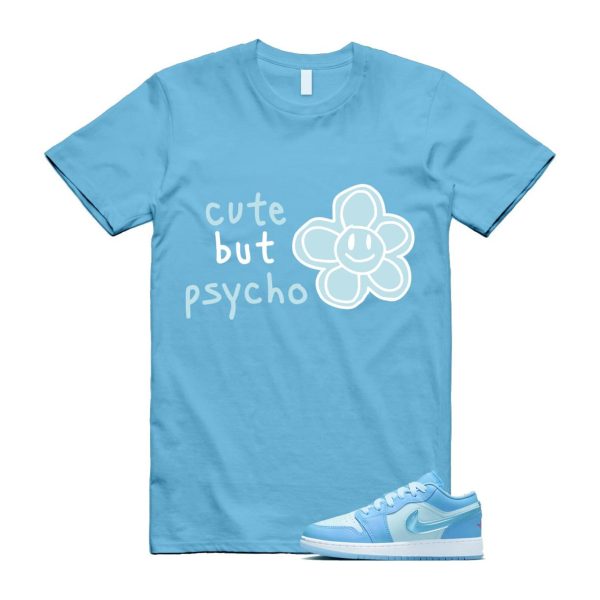 Aquarius Blue 1 Glacier Blue Hyper Violet Low SE T Shirt Match PSYCHO Jezsport.com