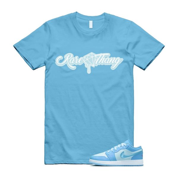 Aquarius Blue 1 Glacier Blue Hyper Violet Low SE T Shirt Match RARE Jezsport.com