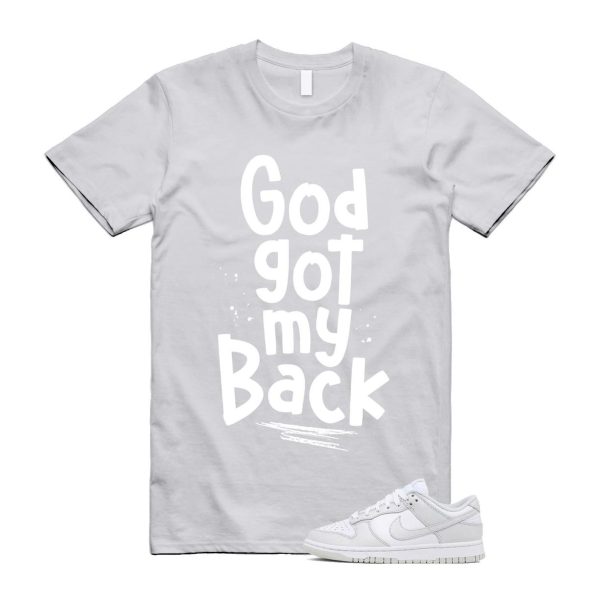 Dunk Photon Dust White Light Grey Low T Shirt Match GOD Jezsport.com