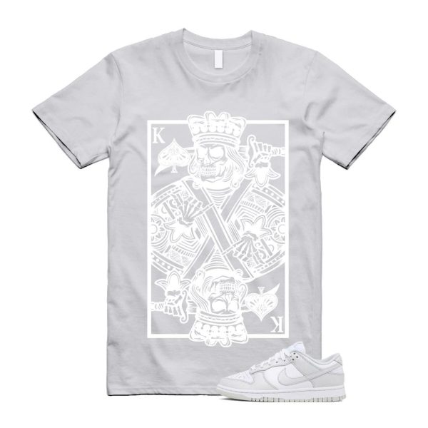 Dunk Photon Dust White Light Grey Low T Shirt Match KC Jezsport.com