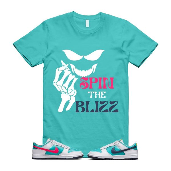 Dunk Dusty Cactus Thunder Blue White Racer Pink Laser Orange Low T Shirt Match BLIZZ Jezsport.com