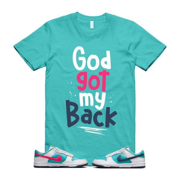 Dunk Dusty Cactus Thunder Blue White Racer Pink Laser Orange Low T Shirt Match GOD Jezsport.com