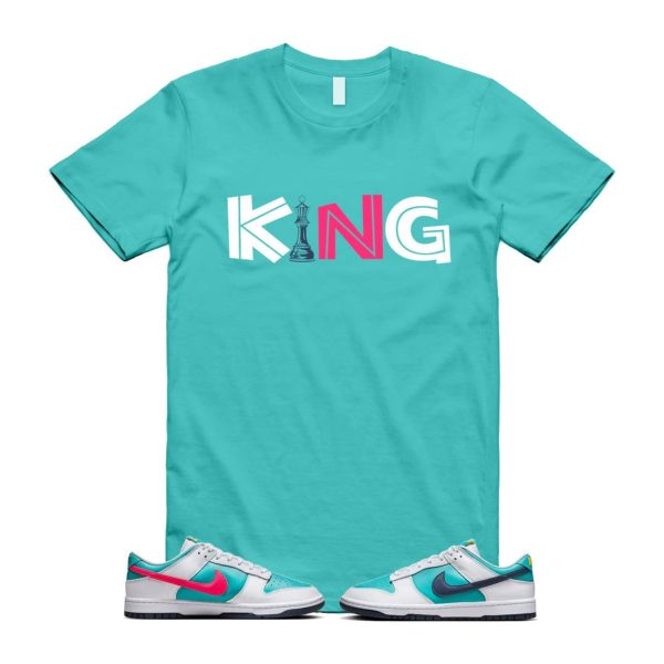 Dunk Dusty Cactus Thunder Blue White Racer Pink Laser Orange Low T Shirt Match KING Jezsport.com