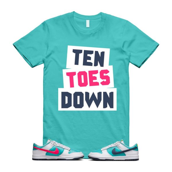 Dunk Dusty Cactus Thunder Blue White Racer Pink Laser Orange Low T Shirt Match TTD Jezsport.com