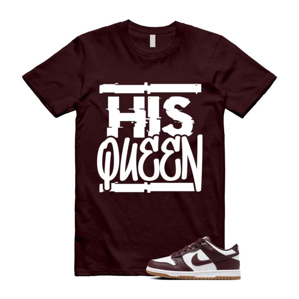 Dunk Burgundy Crush Gum Light Brown White Low T Shirt Match HQ Jezsport.com