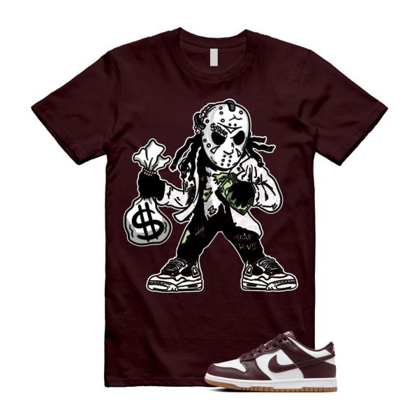 Dunk Burgundy Crush Gum Light Brown White Low T Shirt Match JASON Jezsport.com