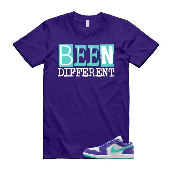 1 Psychic Purple Charlette Hornets Hyper Jade White Cone Low SE T Shirt Match BEEN Jezsport.com