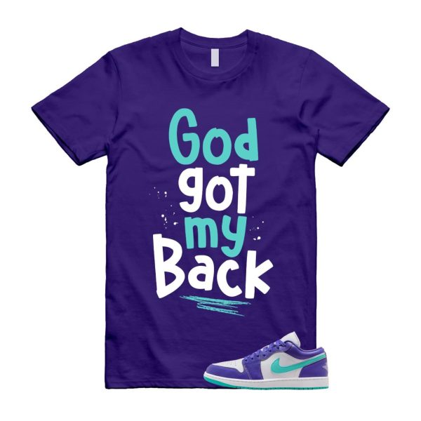 1 Psychic Purple Charlette Hornets Hyper Jade White Cone Low SE T Shirt Match GOD Jezsport.com