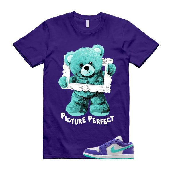 1 Psychic Purple Charlette Hornets Hyper Jade White Cone Low SE T Shirt Match PIC Jezsport.com