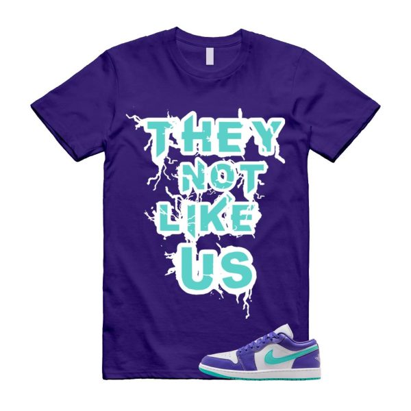 1 Psychic Purple Charlette Hornets Hyper Jade White Cone Low SE T Shirt Match US Jezsport.com