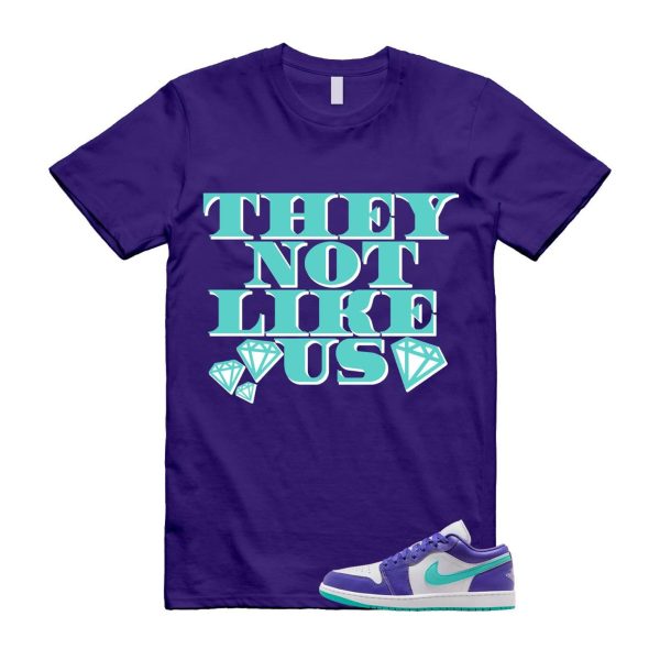 1 Psychic Purple Charlette Hornets Hyper Jade White Cone Low SE T Shirt Match US2 Jezsport.com