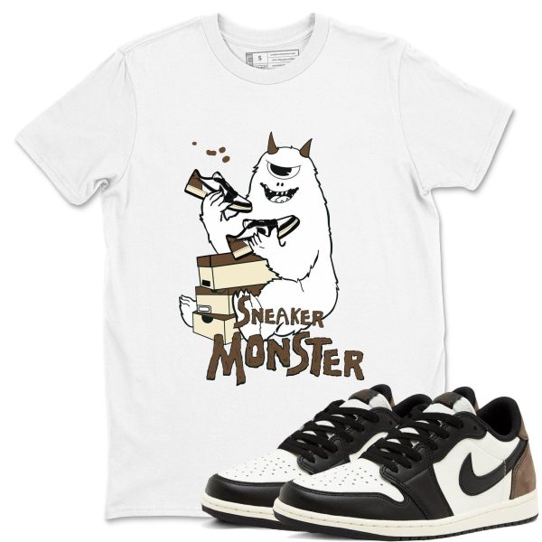 Sneaker Monster Unisex Crew Neck T Shirt To Match 1s Low Mocha Jezsport.com