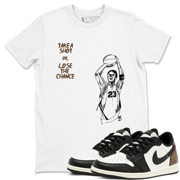 Take A Shot Unisex Crew Neck T Shirt To Match 1s Low Mocha Jezsport.com