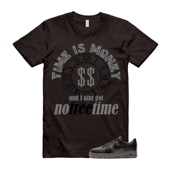 Air Force 1 Paris Black Tea Petra Brown Low T Shirt Match FREE TIME Jezsport.com