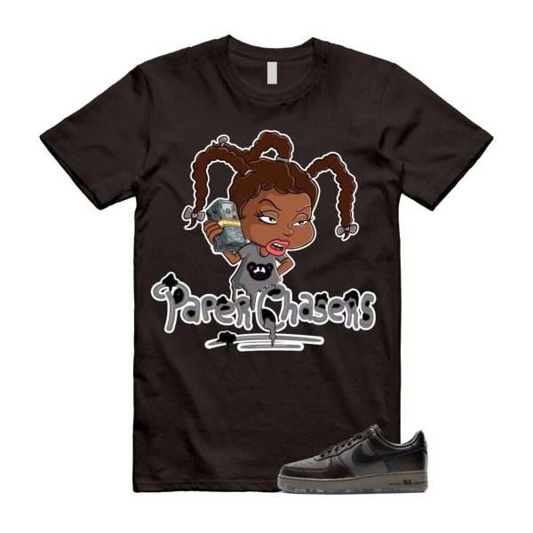 Air Force 1 Paris Black Tea Petra Brown Low T Shirt Match PC Jezsport.com