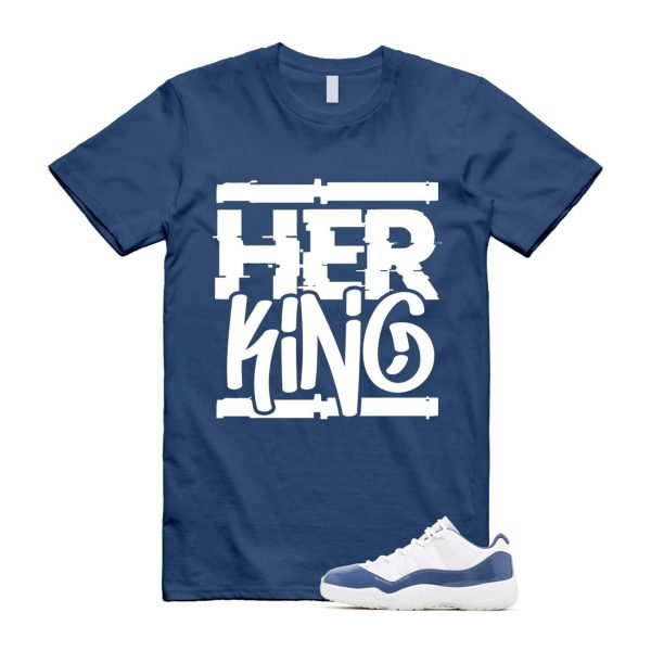 11 Diffused Blue White Midnight Navy Football Grey Retro Low T Shirt Match HK Jezsport.com