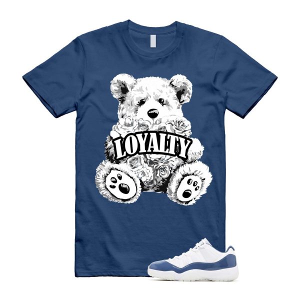 11 Diffused Blue White Midnight Navy Football Grey Retro Low T Shirt Match LYLTY Jezsport.com