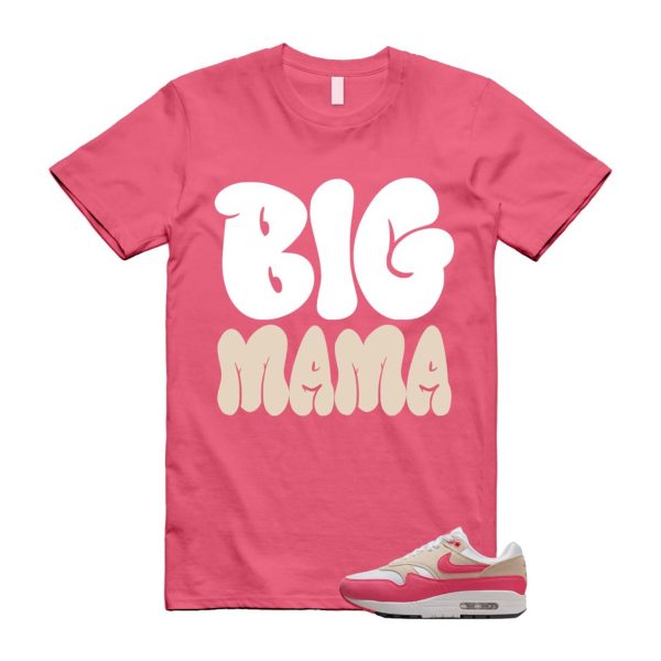 Air Max 1 Aster Pink Light Orewood Brown Black White T Shirt Match MAMA Jezsport.com