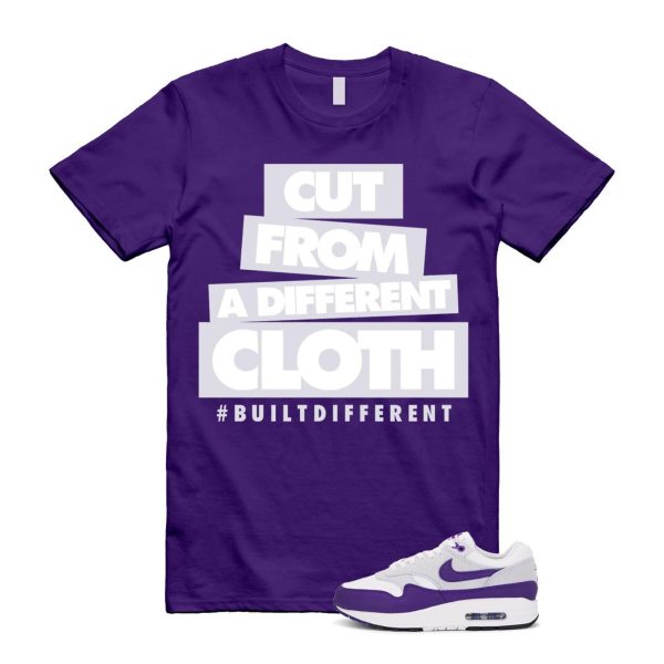 Air Max 1 Field Purple White Black SC T Shirt Match CLOTH Jezsport.com