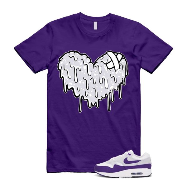 Air Max 1 Field Purple White Black SC T Shirt Match DRHRT Jezsport.com