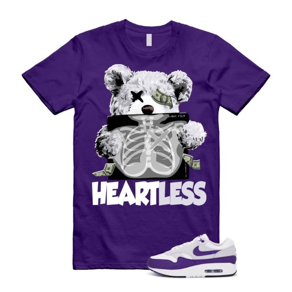 Air Max 1 Field Purple White Black SC T Shirt Match HEART Jezsport.com