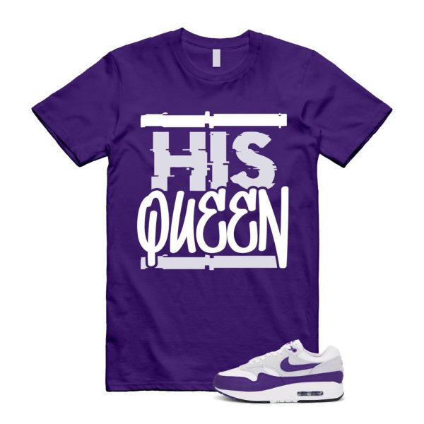 Air Max 1 Field Purple White Black SC T Shirt Match HQ Jezsport.com