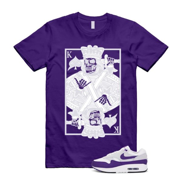 Air Max 1 Field Purple White Black SC T Shirt Match KC Jezsport.com