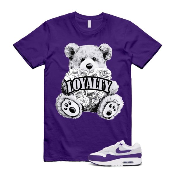 Air Max 1 Field Purple White Black SC T Shirt Match LYLTY Jezsport.com