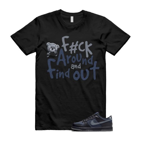 Dunk Black Symbiote Suit Dark Blue Smoke Grey Low T Shirt Match FCK Jezsport.com