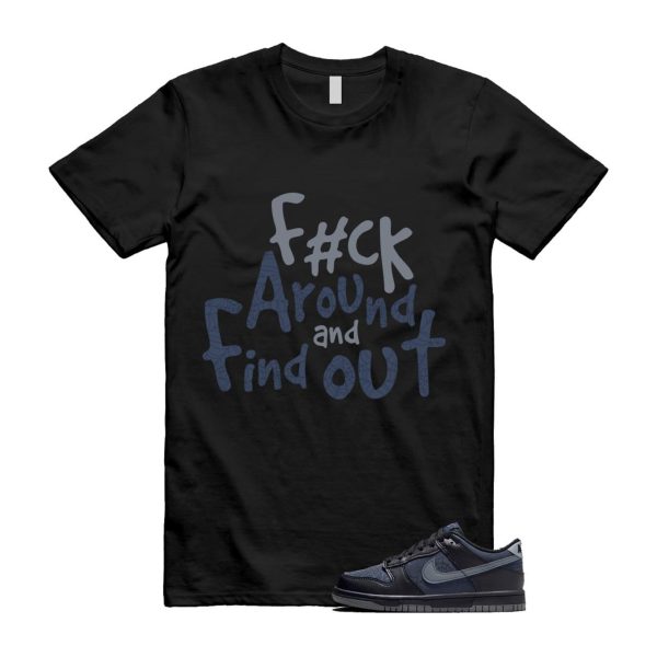 Dunk Black Symbiote Suit Dark Blue Smoke Grey Low T Shirt Match FCK2 Jezsport.com