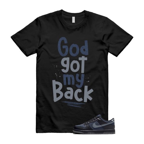 Dunk Black Symbiote Suit Dark Blue Smoke Grey Low T Shirt Match GOD Jezsport.com