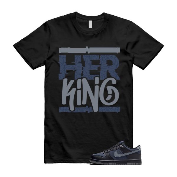 Dunk Black Symbiote Suit Dark Blue Smoke Grey Low T Shirt Match HK Jezsport.com