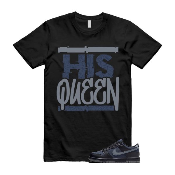 Dunk Black Symbiote Suit Dark Blue Smoke Grey Low T Shirt Match HQ Jezsport.com