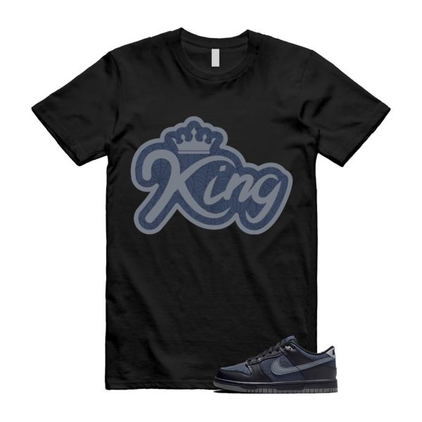 Dunk Black Symbiote Suit Dark Blue Smoke Grey Low T Shirt Match K2 Jezsport.com