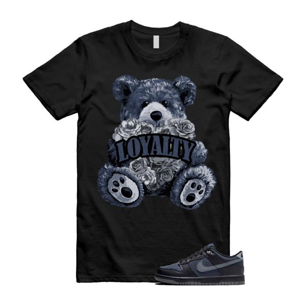 Dunk Black Symbiote Suit Dark Blue Smoke Grey Low T Shirt Match LYLTY Jezsport.com