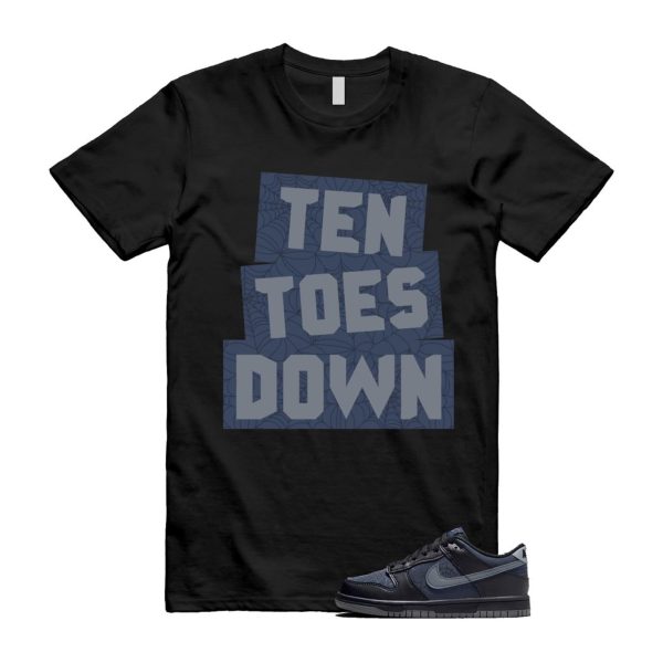 Dunk Black Symbiote Suit Dark Blue Smoke Grey Low T Shirt Match TTD Jezsport.com