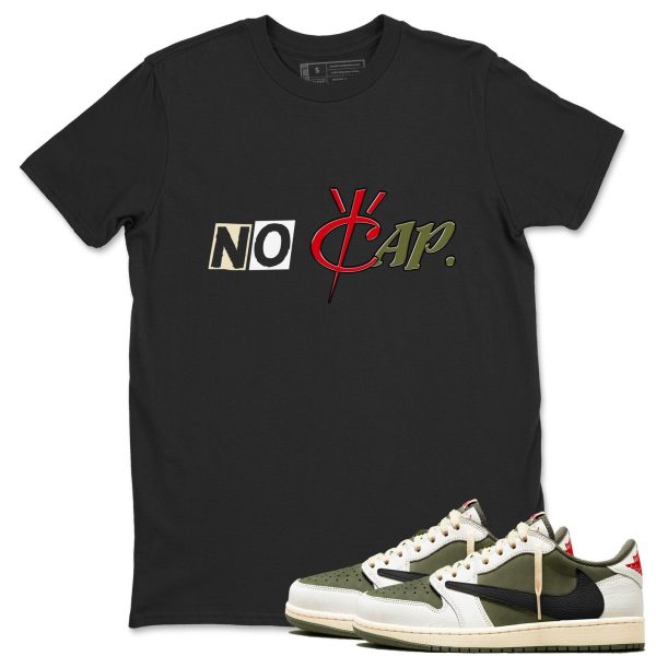 No Cap Unisex Shirts To Match Jordans 1s Travis x Medium Olive Jezsport.com