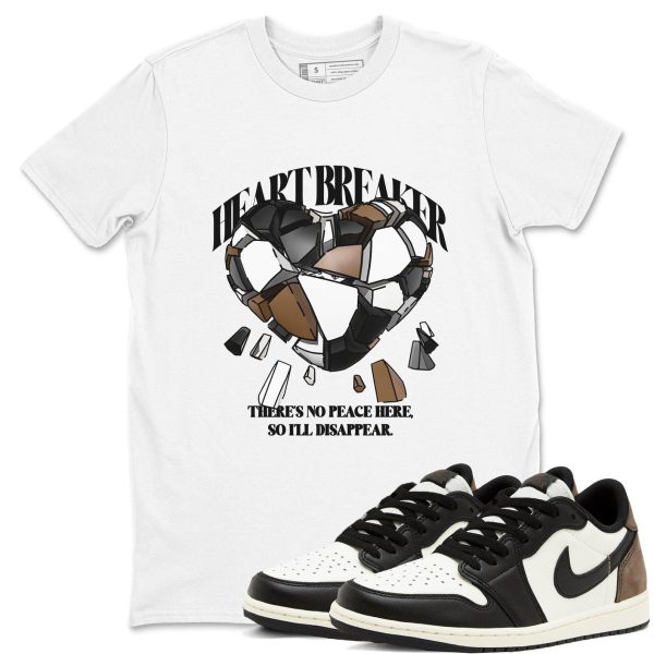 Heart Breaker T Shirts To Match Jordans Streetwear 1s Low Mocha Jezsport.com