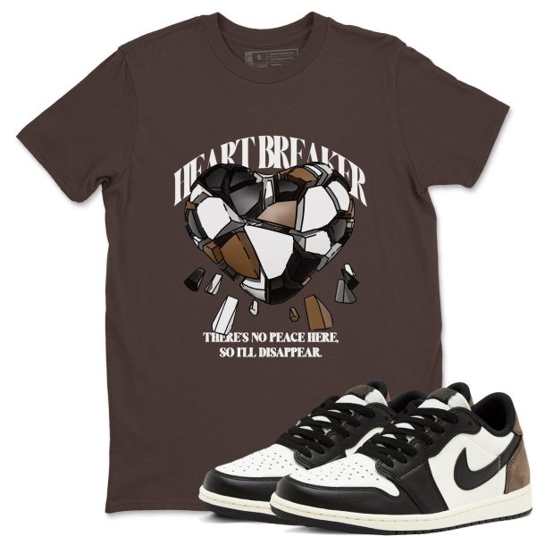 Heart Breaker T Shirts To Match Jordans Streetwear 1s Low Mocha Jezsport.com