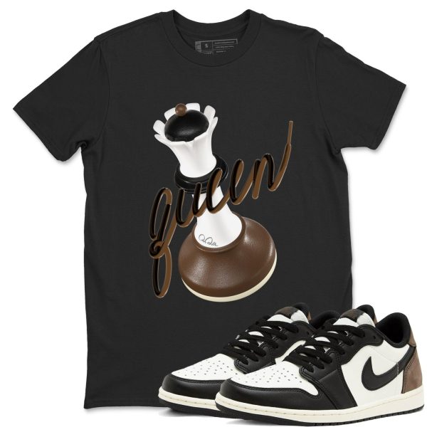 3D Queen T Shirts To Match Jordans Streetwear 1s Low Mocha Jezsport.com