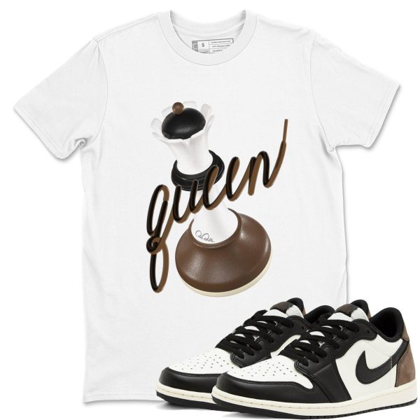 3D Queen T Shirts To Match Jordans Streetwear 1s Low Mocha Jezsport.com